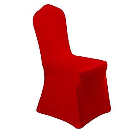 Red chair covers for folding chairs sale