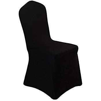 Black Spandex Banquet Chair Cover - Rent