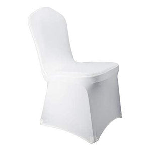 Lann's Linens 10 Pcs Fitted Spandex Folding Chair Covers For Wedding/party,  White - Stretch Fabric Slipcovers : Target